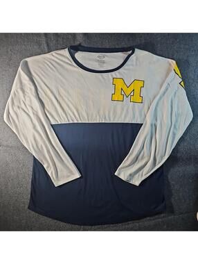 Concepts Sports Super Soft Michigan LS Shirt Womens XL
